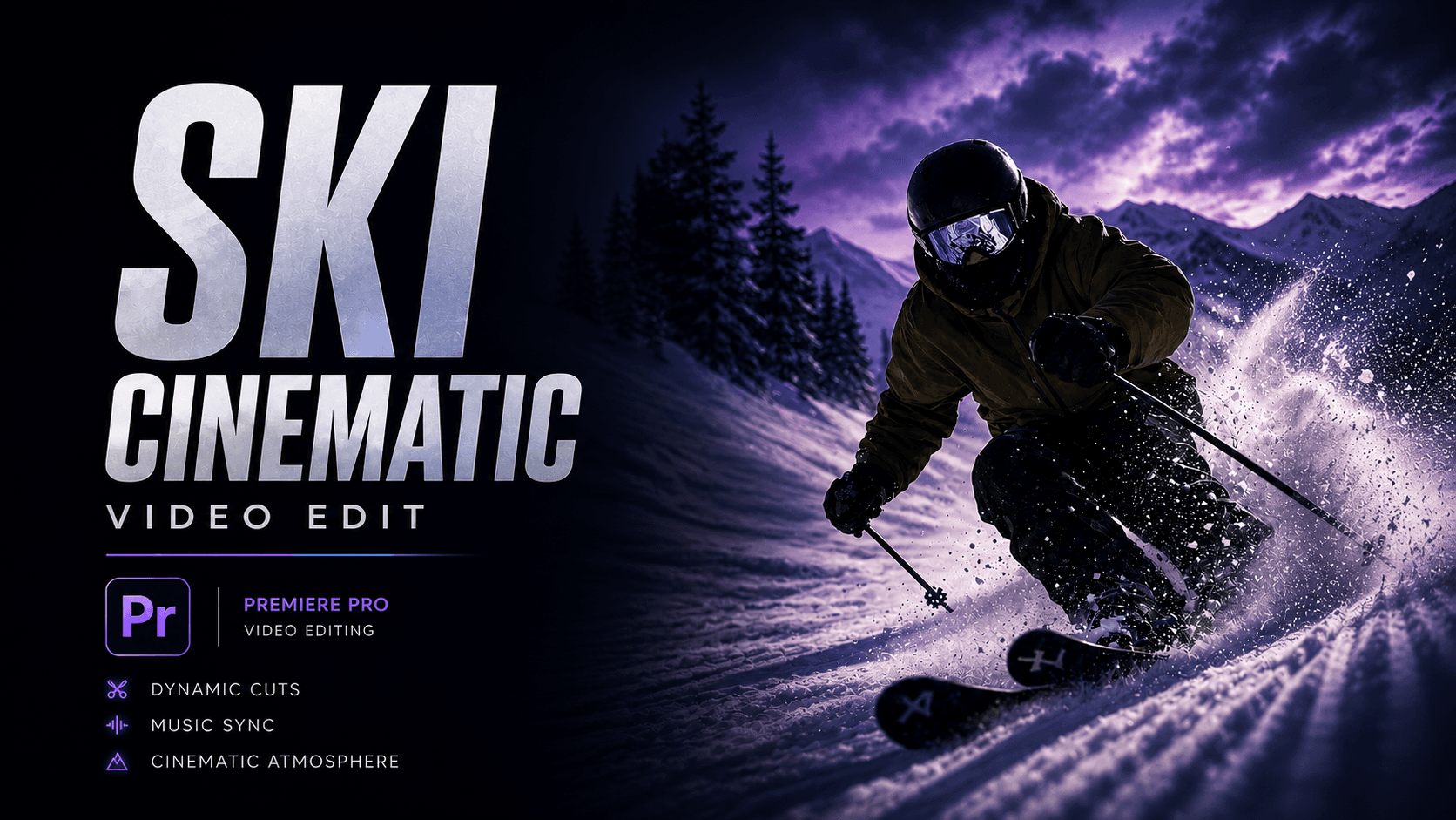 Ski Cinematic Video Edit portfolio cover